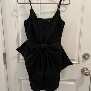 Akira black bow dress S